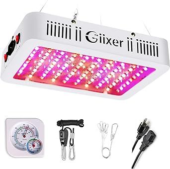 Giixer 1000W LED Grow Light,Full Spectrum LED Grow Light Hydroponic Indoor Plants Veg and Flower (White & Dual Switch)