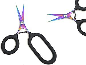 Dope Clips, Premium Gardening Scissors, Stainless Steel Non Stick Blade, Flowers, Bud, Pruning,Arts and Craft, Sharp Scissors, Perecision Scissors, Easy Grip, Easy cleaning.