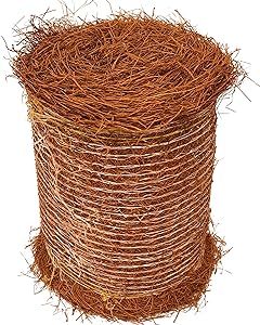 Longleaf Pine Straw Roll for Landscaping - Brown Color UV Resistant - Covers Up to 125 Square Feet
